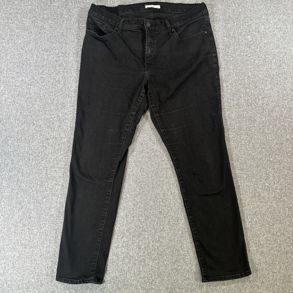 Levi's Jeans 311 Shaping Skinny Womens 18W Classic Black Denim Stretch Plus Size